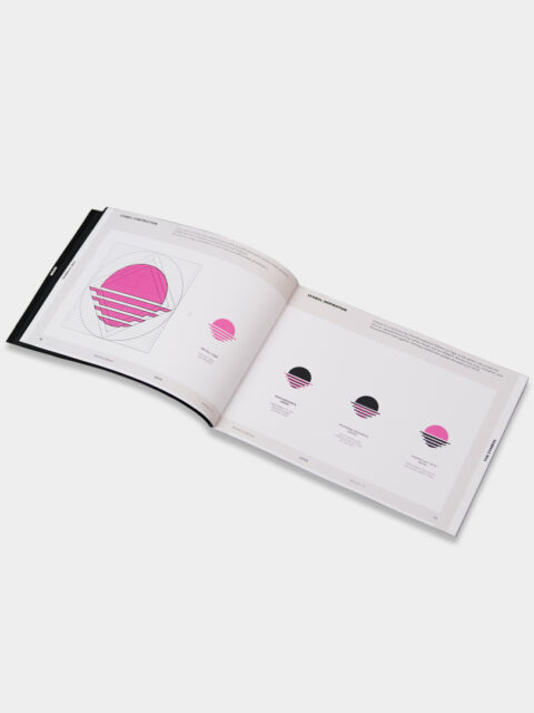 The inside of the OFUR brand guidelines