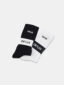 Embroidered socks doublepack