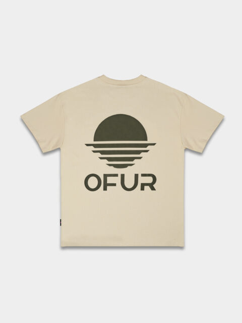 The back of the OFUR rise pine green T-Shirt