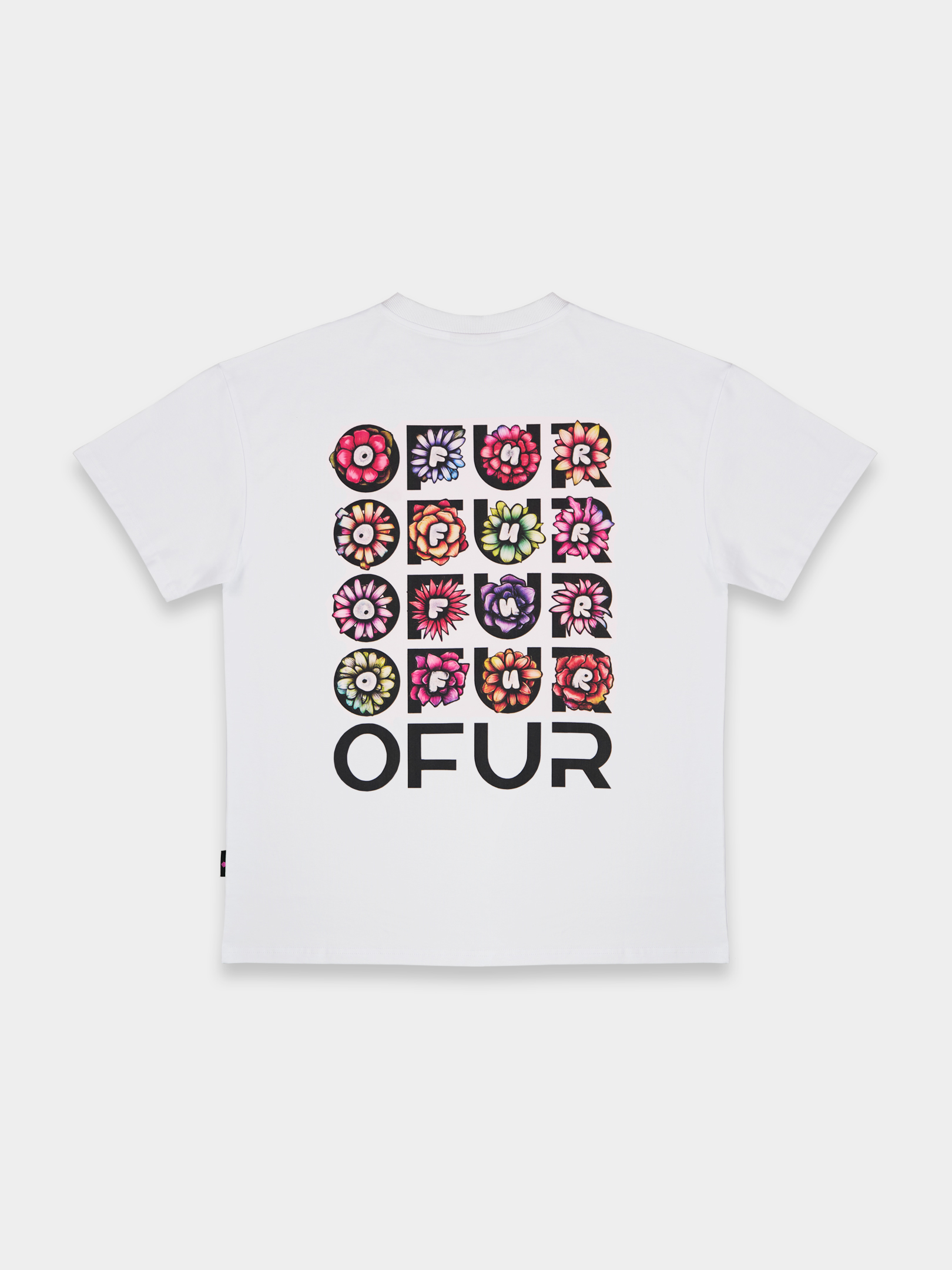 SS25_OFUR_MIXED_FLOWERS_TSHIRT_WHITE_BACK