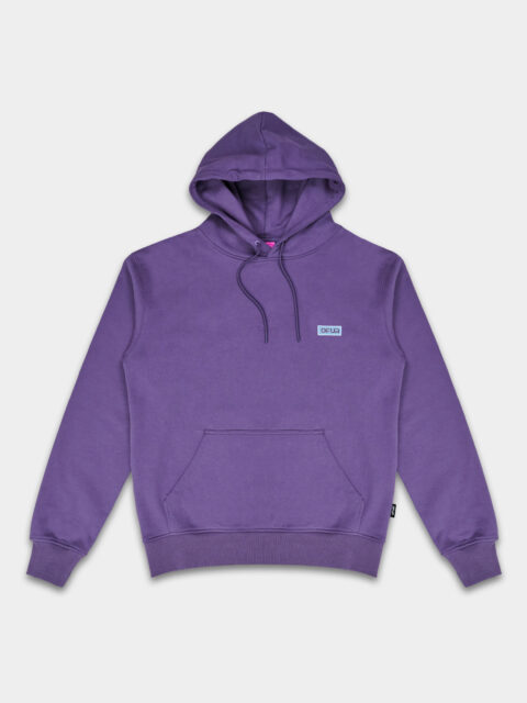 OFUR - Rise Applique Hoodie Purple