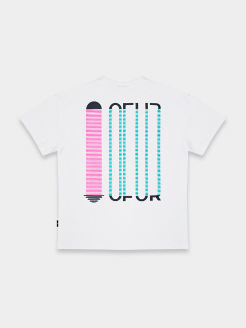 OFUR - Glitched T-shirt White