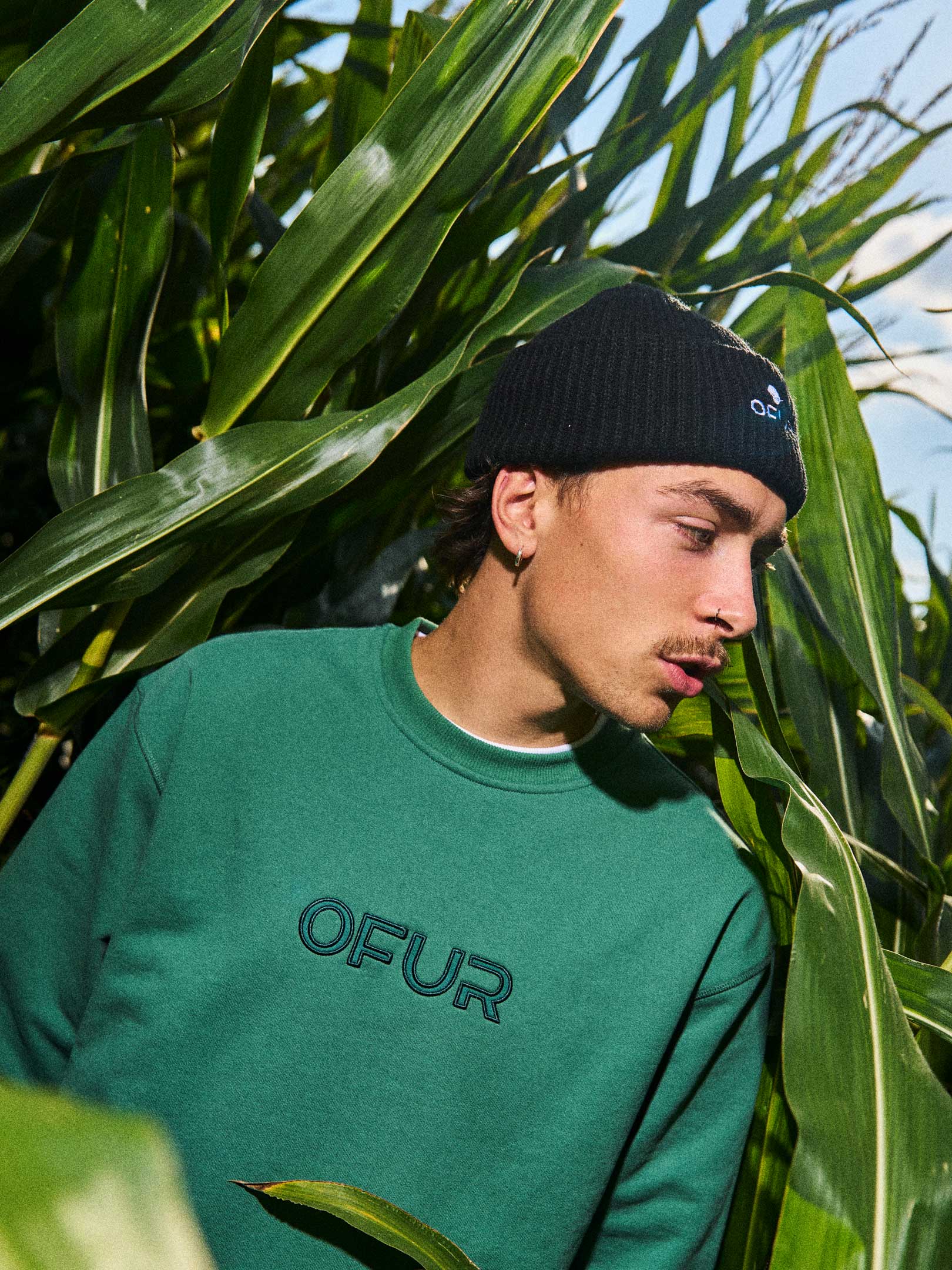 OFUR_FW25_RISE_BLACK_BEANIE_1