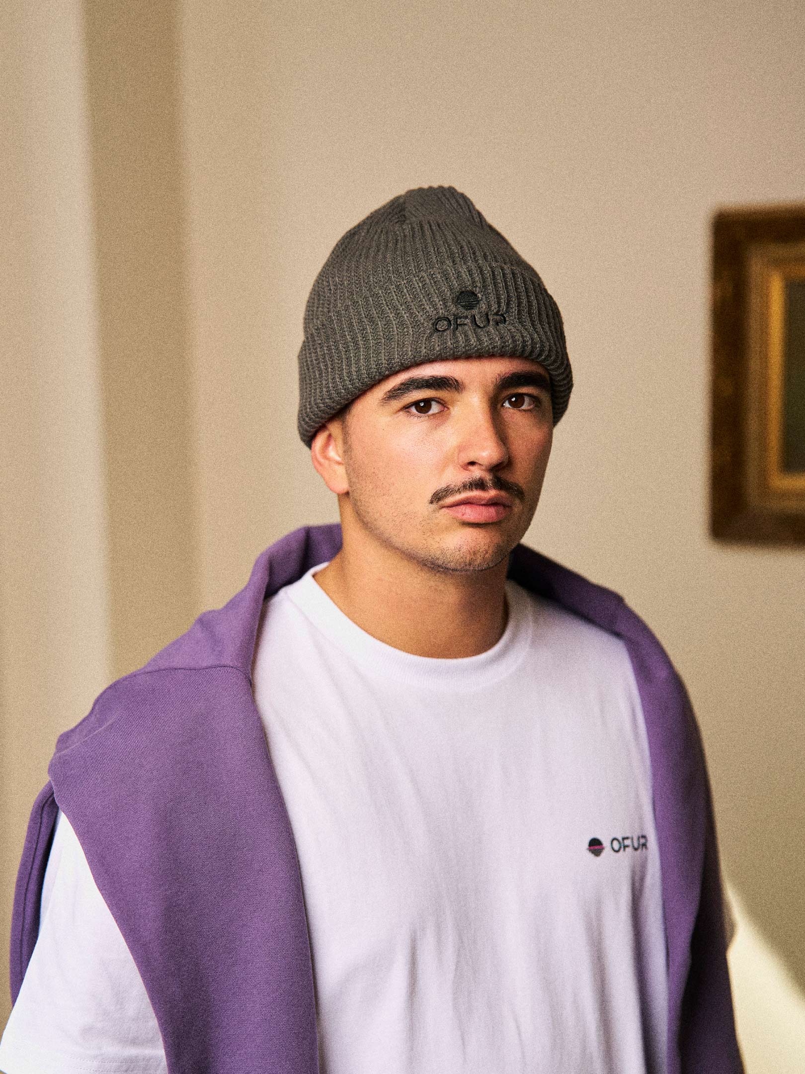 OFUR_FW25_RISE_GREY_BEANIE_1
