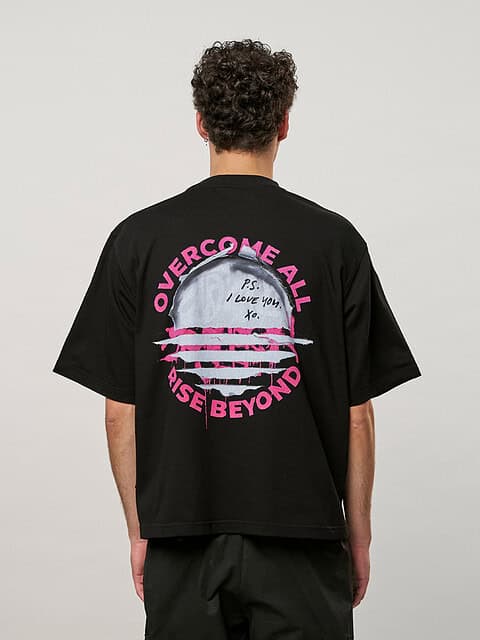 Rise Torn Paper Cropped T-shirt