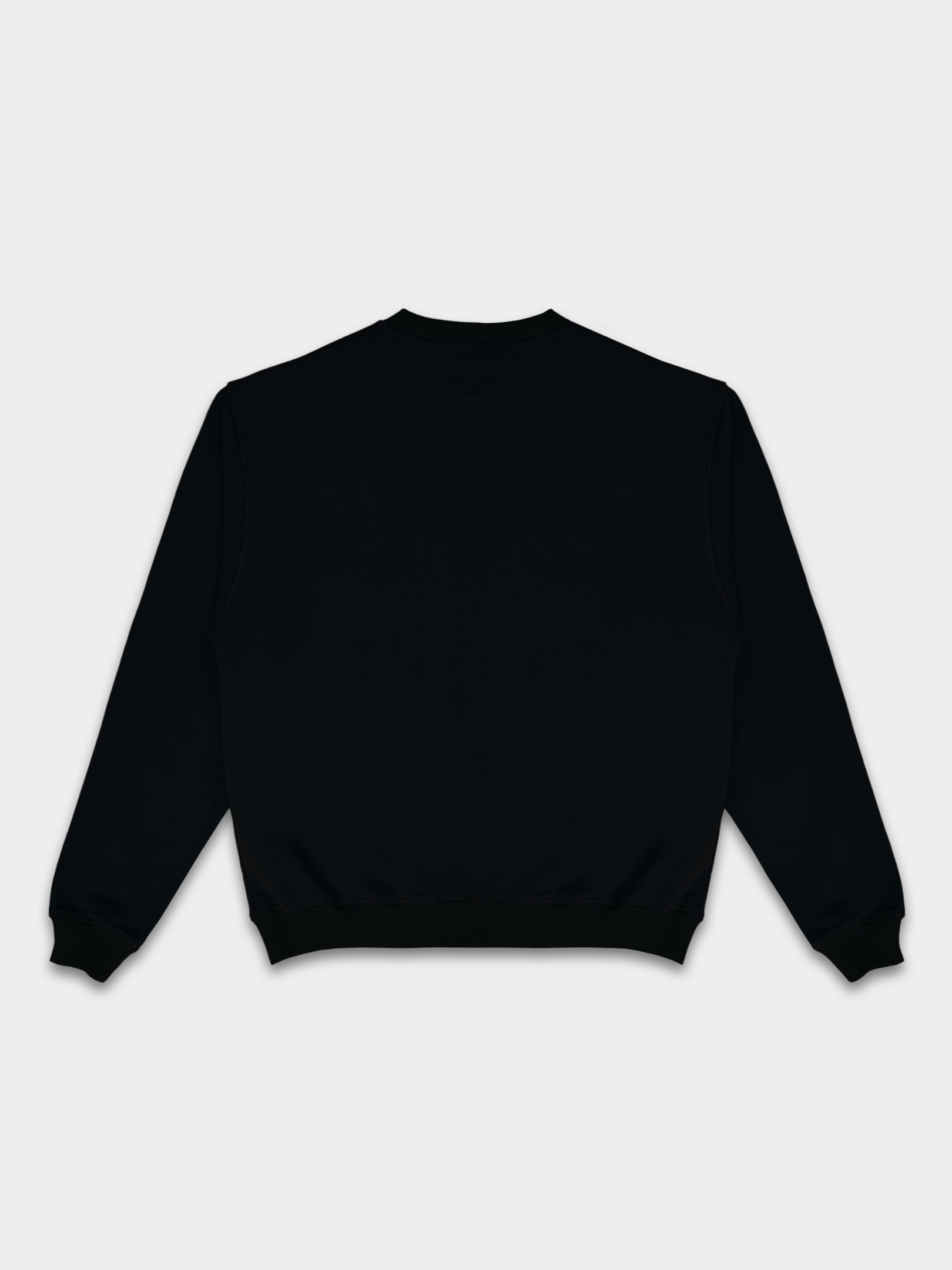 OFUR_FW25_SCRIPT_APPLIQUE_CREWNECK_BLACK_FLATLAY_BACK_1