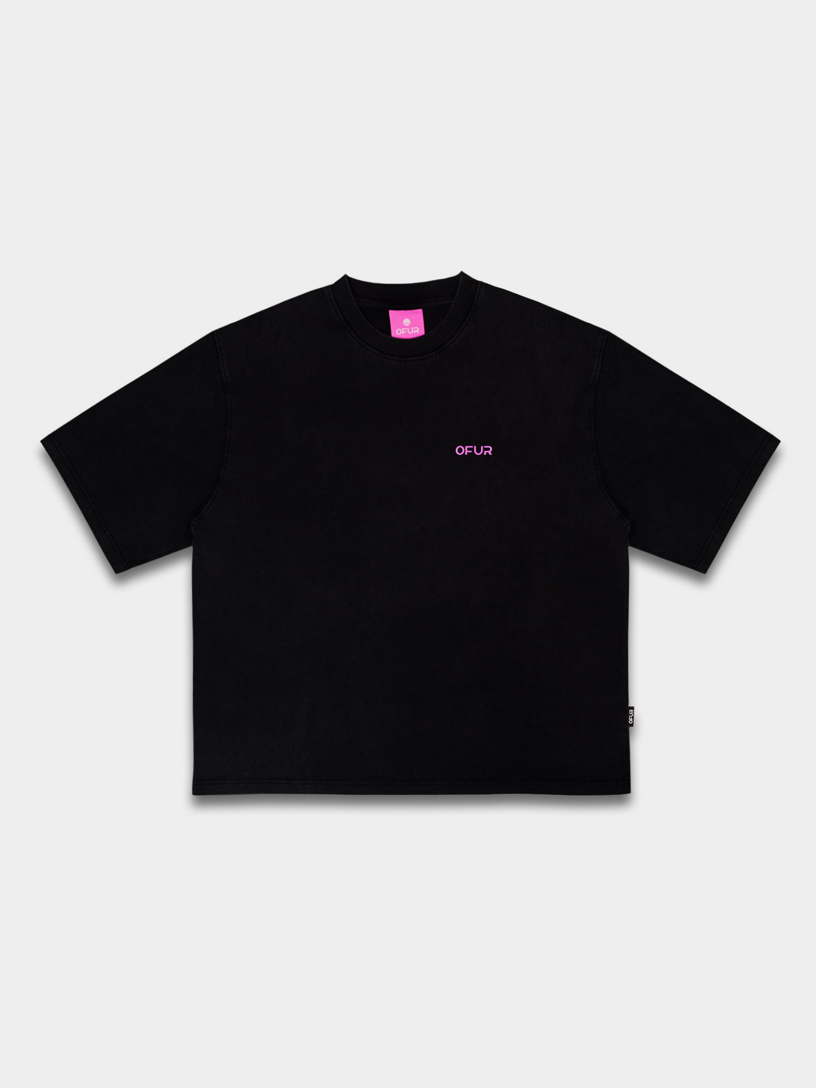 OFUR_FW25_TORN_PAPER_CROPPED_TSHIRT_FLATLAY_FRONT_1