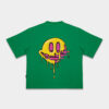 Dripping Smiley Cropped T-Shirt