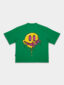 Dripping Smiley Cropped T-Shirt
