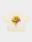 Dripping Smiley Cropped T-Shirt