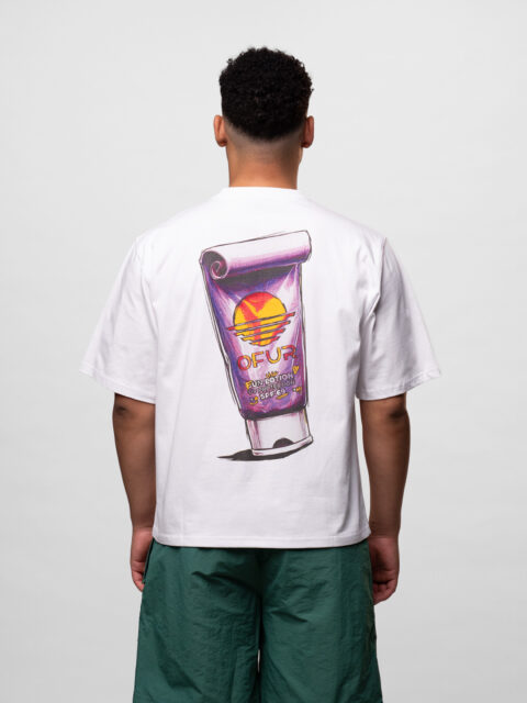 OFUR - Funlotion Cropped T-Shirt White