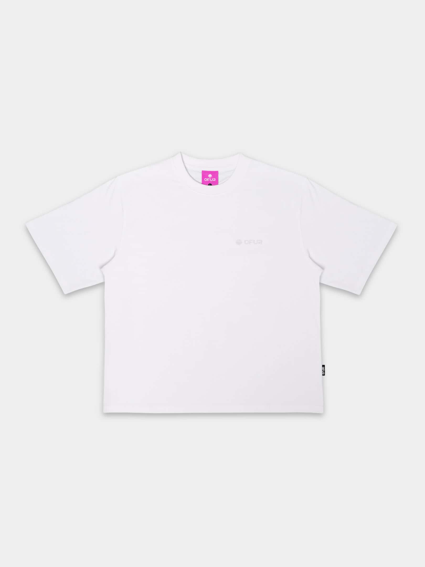 OFUR_FW26_ORIGINAL_CROPPED_TSHIRT_WHITE_FLATLAY_FRONT_1
