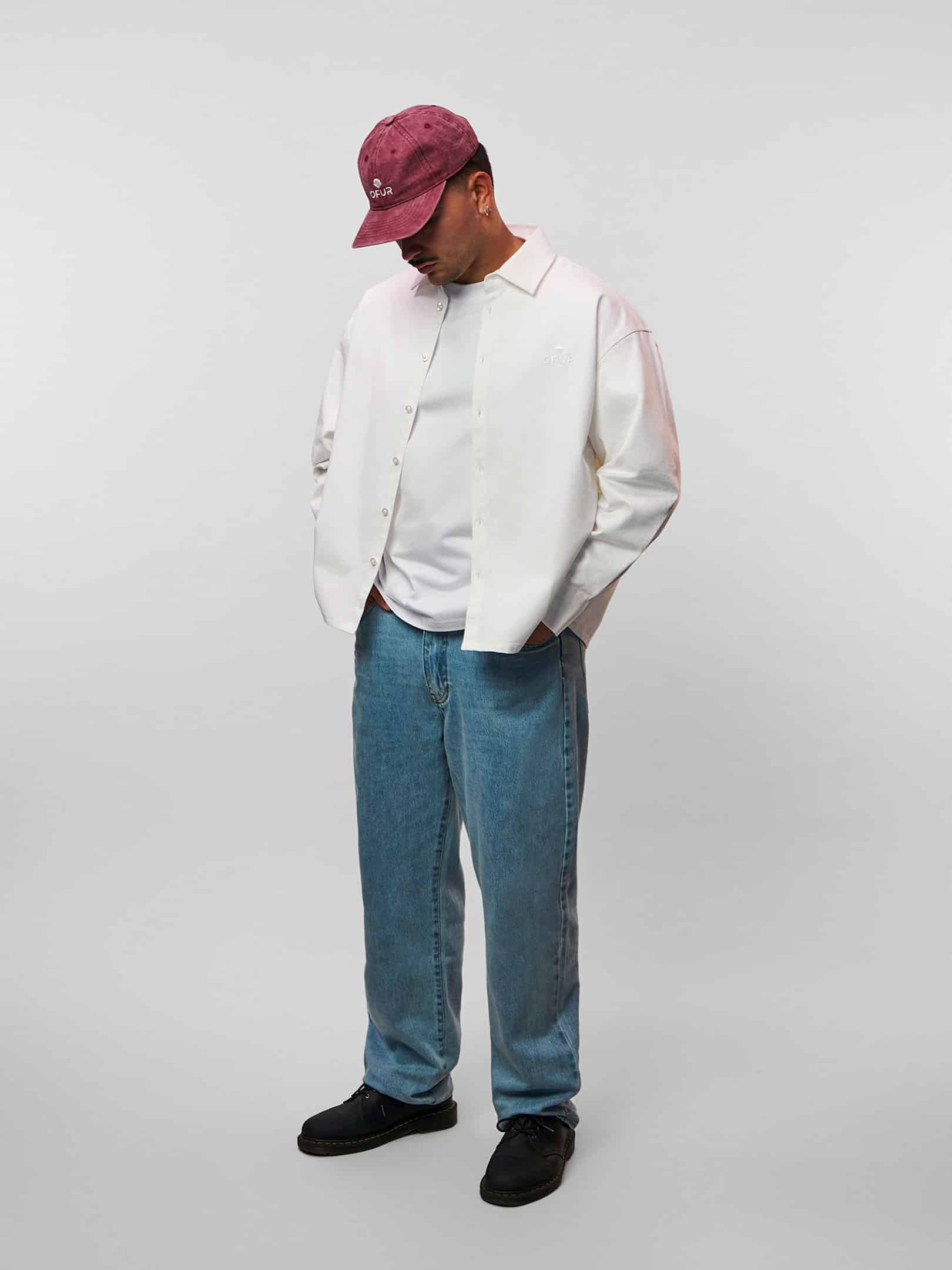 OFUR_FW26_ORIGINAL_SHIRT_LONG_SLEEVE_WHITE_FULL_BODY_SIDE_1