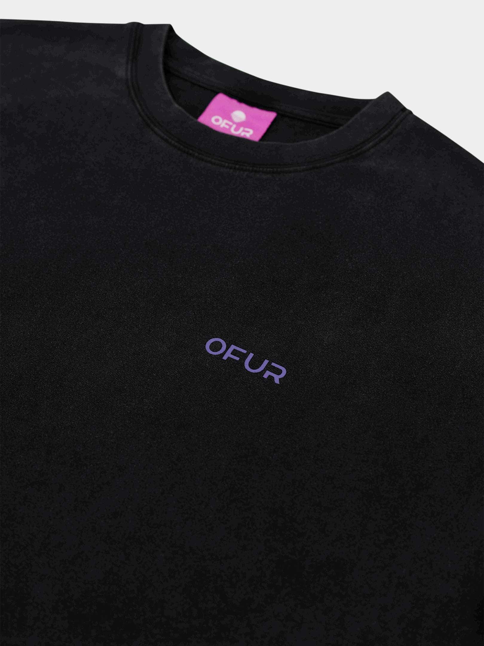 OFUR_FW26_RISE_PURPLE_TSHIRT_VINTAGE_BLACK_FLATLAY_DETAIL_1