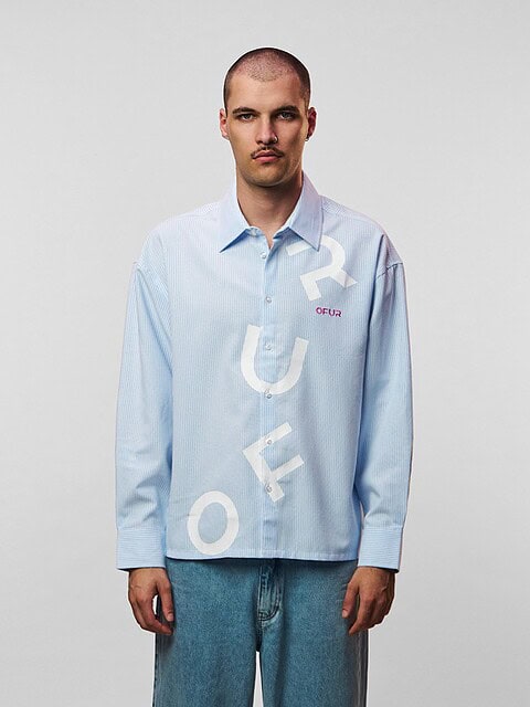 Scattered Letters Shirt L/S