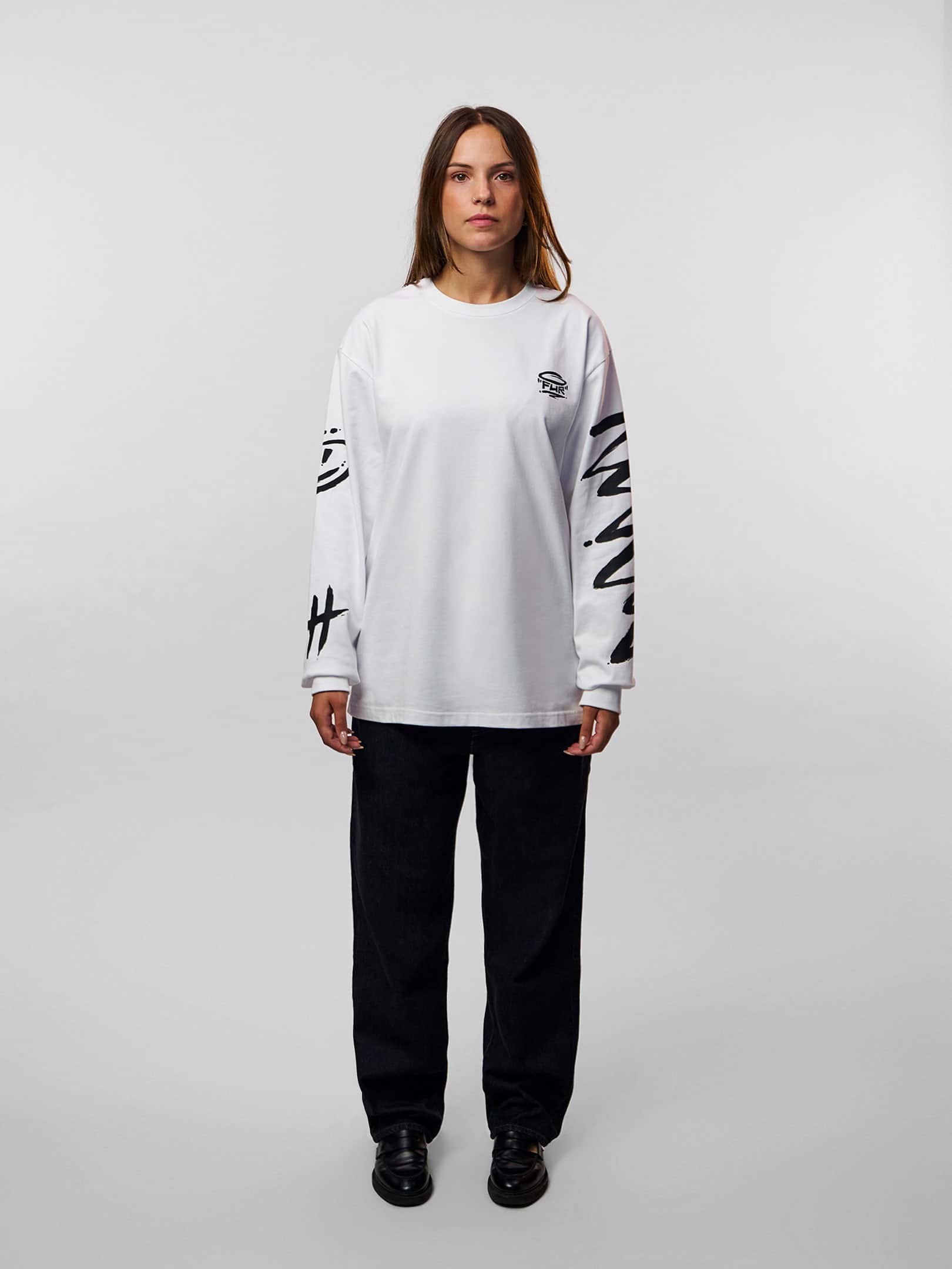 OFUR_FW26_UNSPOKEN_SCRIBBLES_LONGSLEEVE_WHITE_FULL_BODY_FRONT_2