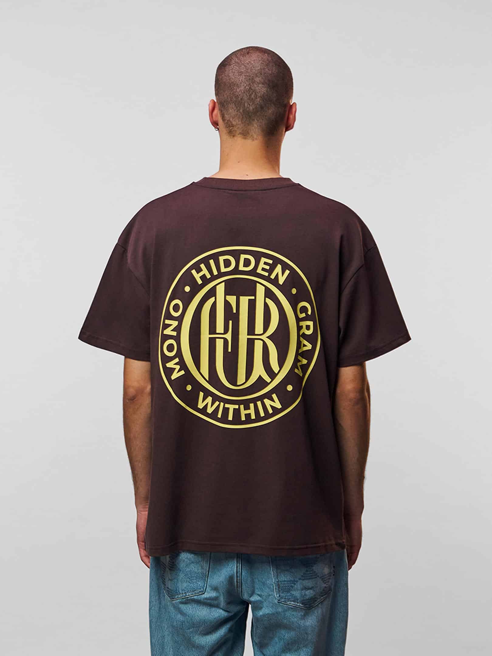 OFUR_FW26_HIDDEN_WITH_MONOGRAM_TSHIRT_BROWN_UPPER_BODY_BACK_1