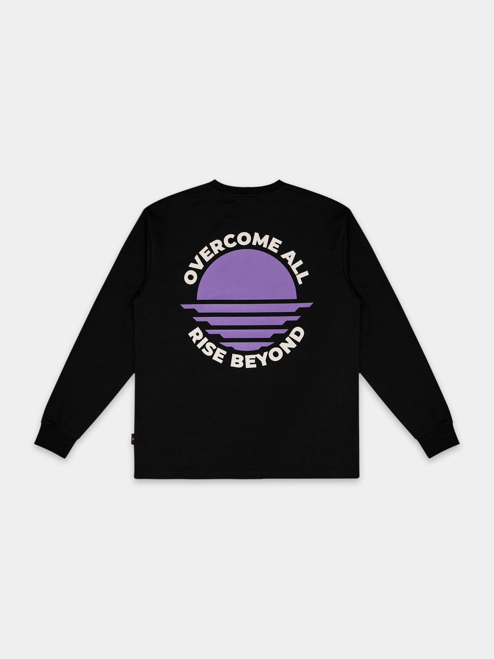 OFUR_FW26_RISE_BEYOND_PURPLE_LONGSLEEVE_BLACK_FLATLAY_BACK_1