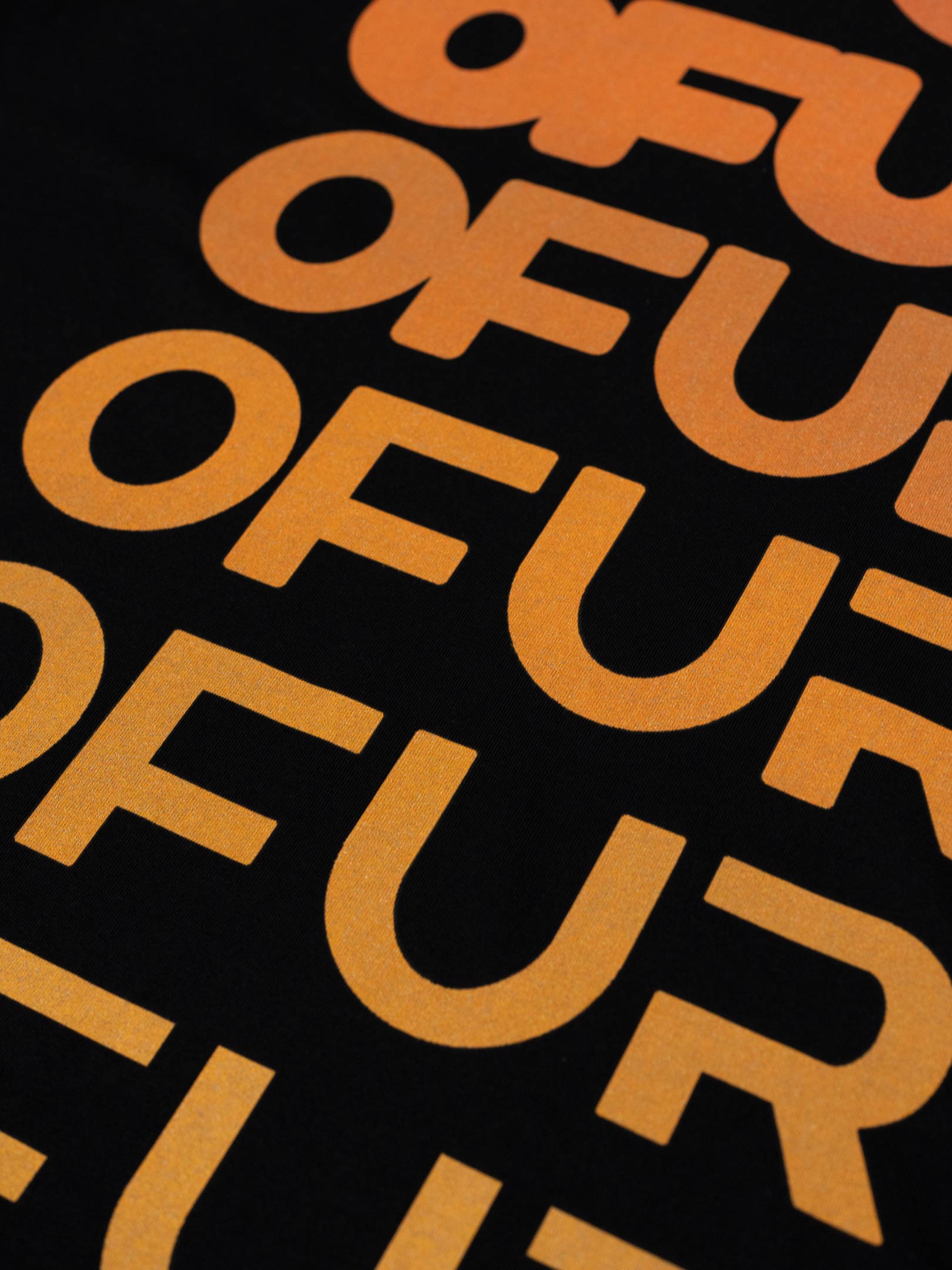 OFUR_SS26_FATNESS_ORANGE_TSHIRT_BLACK_FLATLAY_DETAIL_1