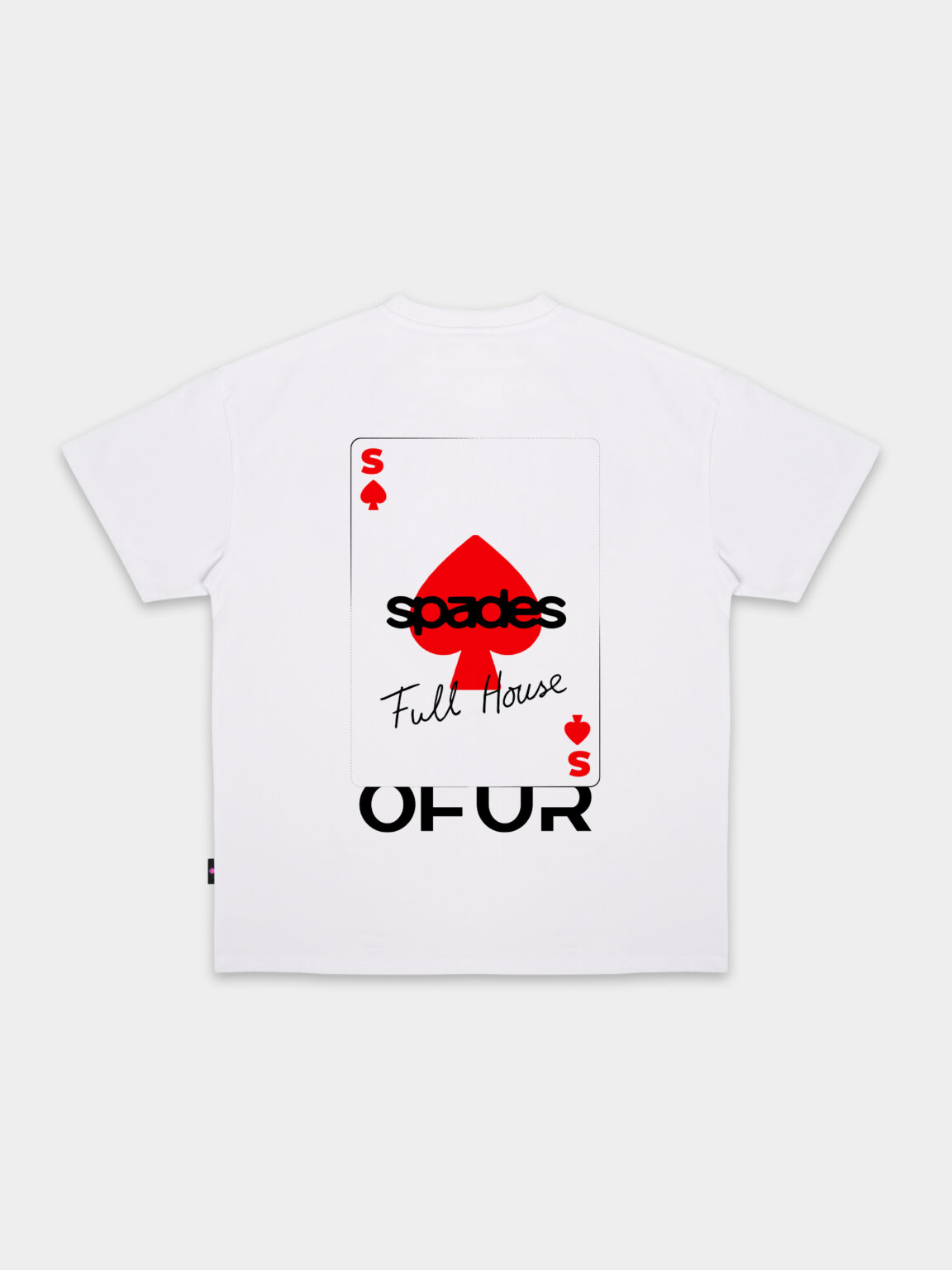 Spades festival t-shirt in white