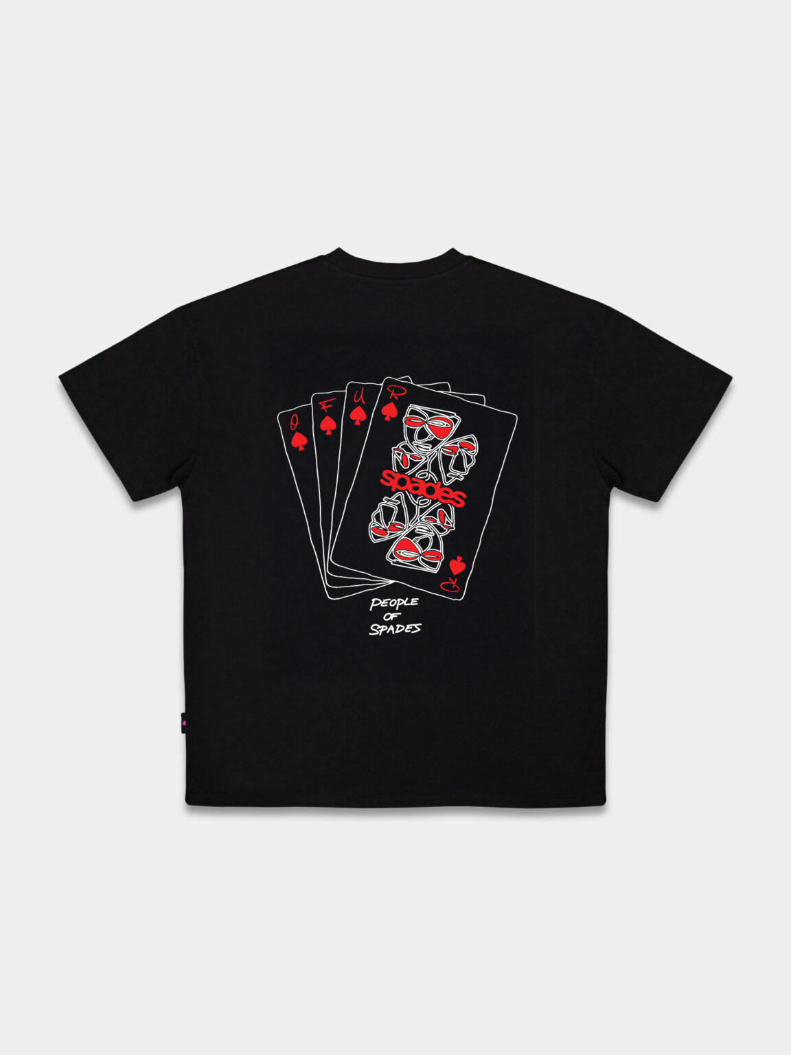 Spades festival t-shirt in black