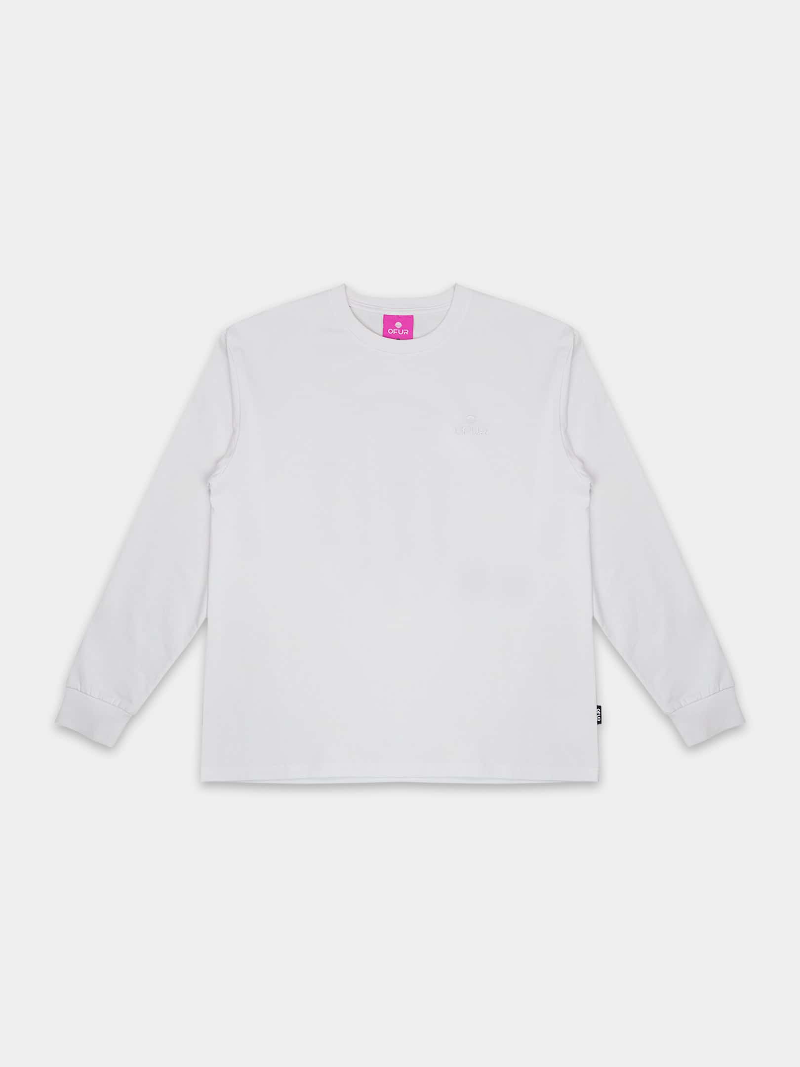 OFUR_FW26_ORIGINAL_LONGSLEEVE_WHITE_FLATLAY_FRONT_1